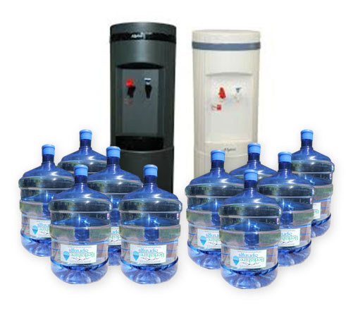 Up to 5 (5 gallon) Bottles, Cooler, Delivery (4 week cycle)